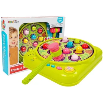 Gra zręcznościowa Uderz Kreta Dźwięk z planszą i młotkami