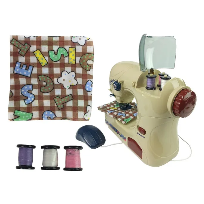 Kolorowa maszyna do szycia na baterie dla dzieci powyżej 3 lat