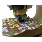 Bezpieczna dziecięca maszyna do szycia z miarką i podświetleniem