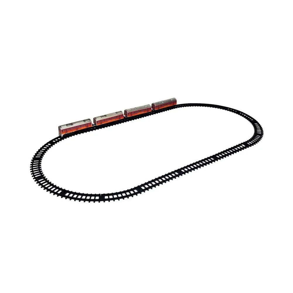 Kreatywna kolejka dla dzieci z efektami dźwiękowymi i świetlnymi