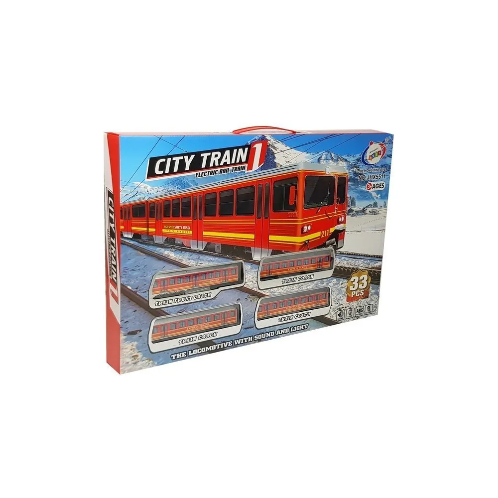 Zestaw kolejki dla dzieci powyżej 3 lat z certyfikatem bezpieczeństwa