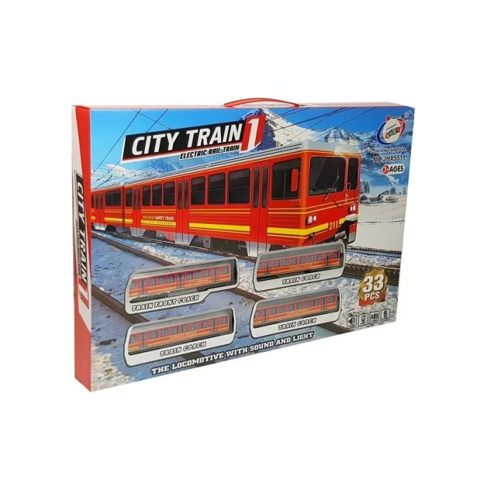 Zestaw kolejki dla dzieci powyżej 3 lat z certyfikatem bezpieczeństwa