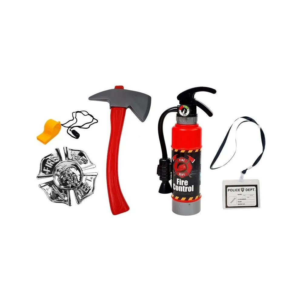 Strój Strażaka Mundur Dla Dzieci Bal Gaśnica Kask Akcesoria