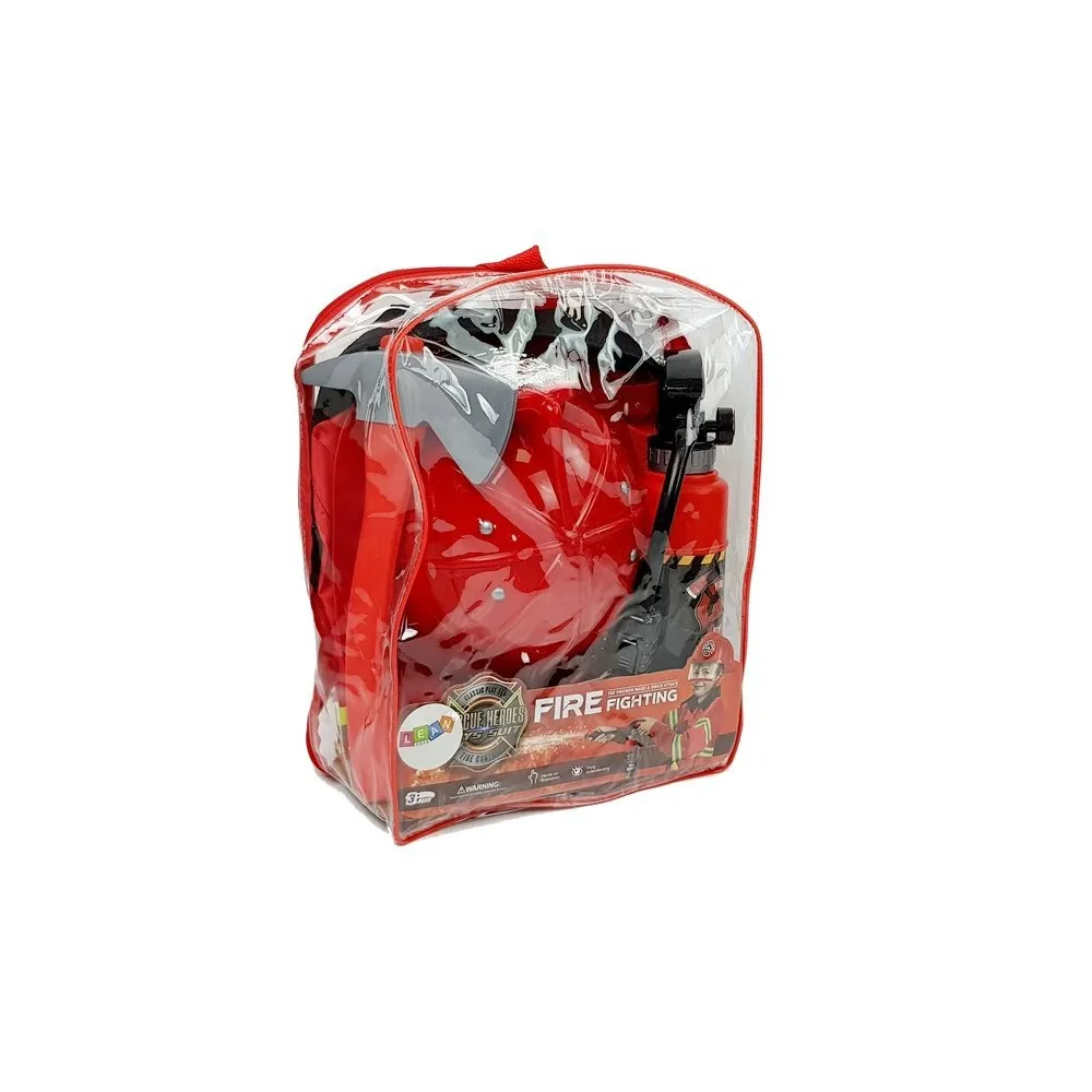 Strój Strażaka Mundur Dla Dzieci Bal Gaśnica Kask Akcesoria