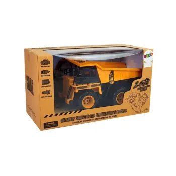 Interaktywna zabawka budowlana w realistycznej scenerii