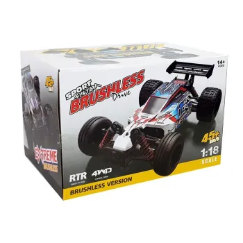 Auto Rajdowe Wyścigowe Zdalnie Sterowane 1:18 Niebieskie ENOZE 9302E Prędkość 45 km/h