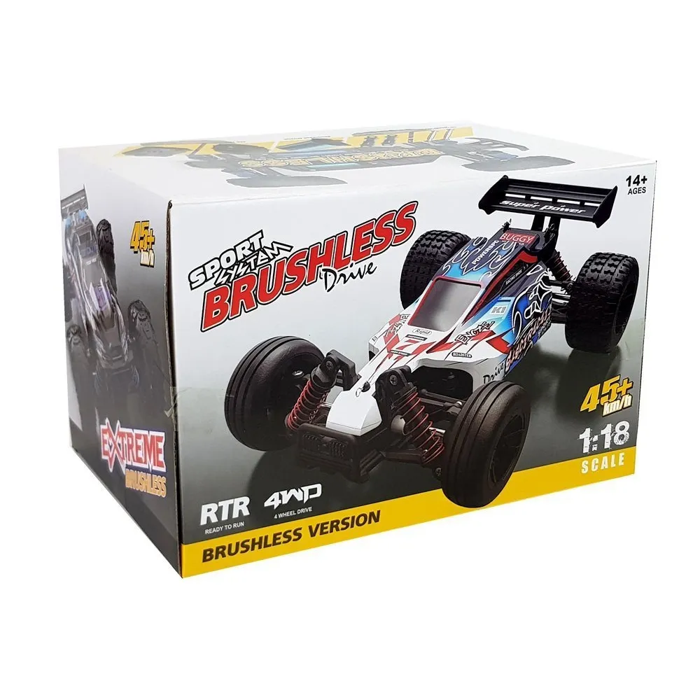 Wyścigowy samochód RC 4x4 ENOZE 9302E podczas jazdy terenowej