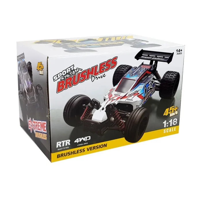 Wyścigowy samochód RC 4x4 ENOZE 9302E podczas jazdy terenowej