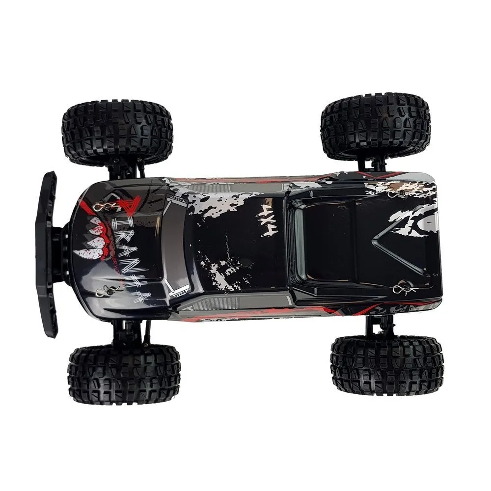 Detal karoserii czerwonego auta RC off-road 1:10