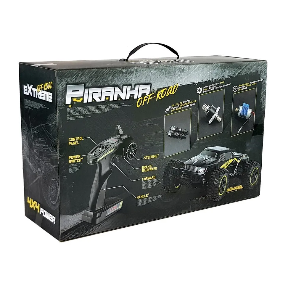 Pilot do auta RC w zestawie z akumulatorem i ładowarką USB