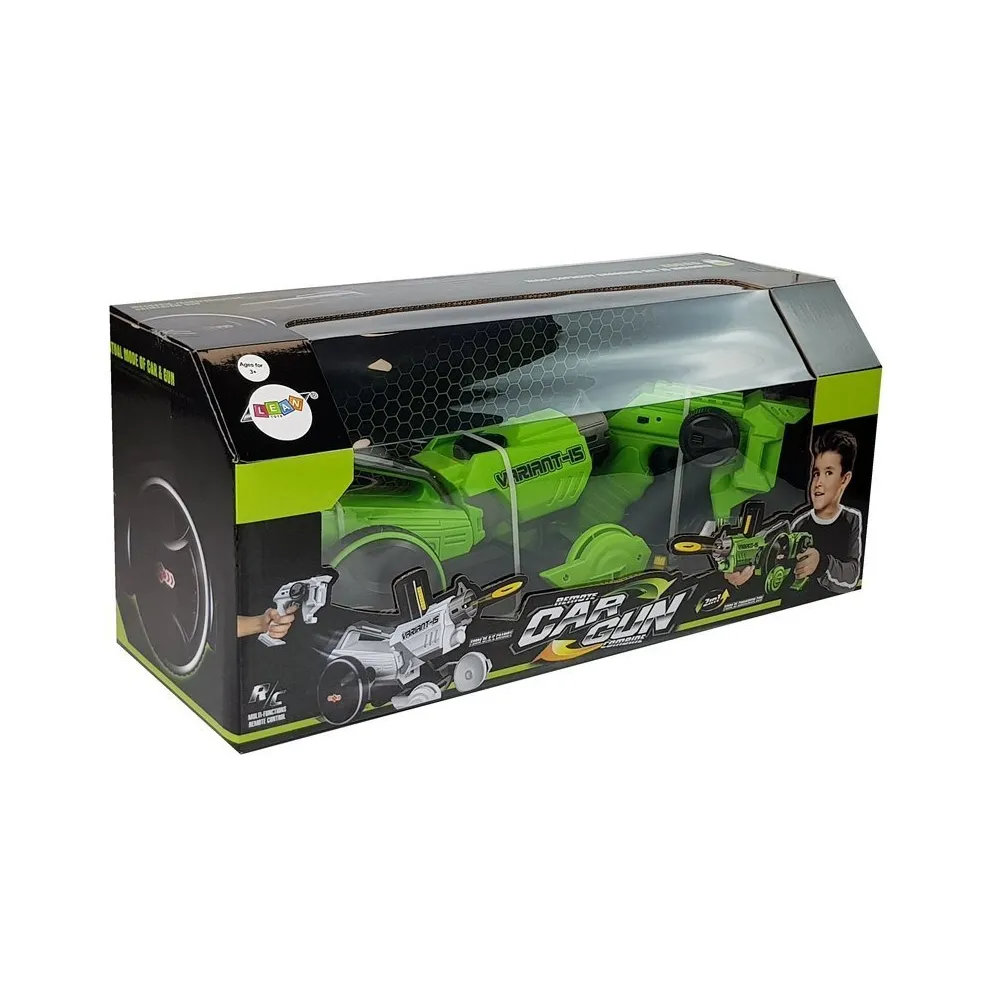 Zestaw pistolet autko zdalnie sterowane z akumulatorem i ładowarką