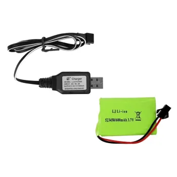 Akcesoria zestawu: pies robot, pilot, kabel i instrukcja obsługi