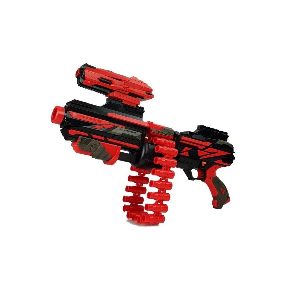 Zestaw pistolet karabin z 40 bezpiecznymi piankowymi nabojami dla dzieci