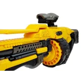 Bezpieczny pistolet dziecięcy w kolorze żółtym z wytrzymałego plastiku