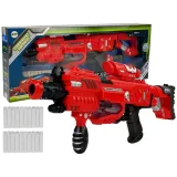 Pistolet świecący w ciemności z piankowymi nabojami dla dzieci