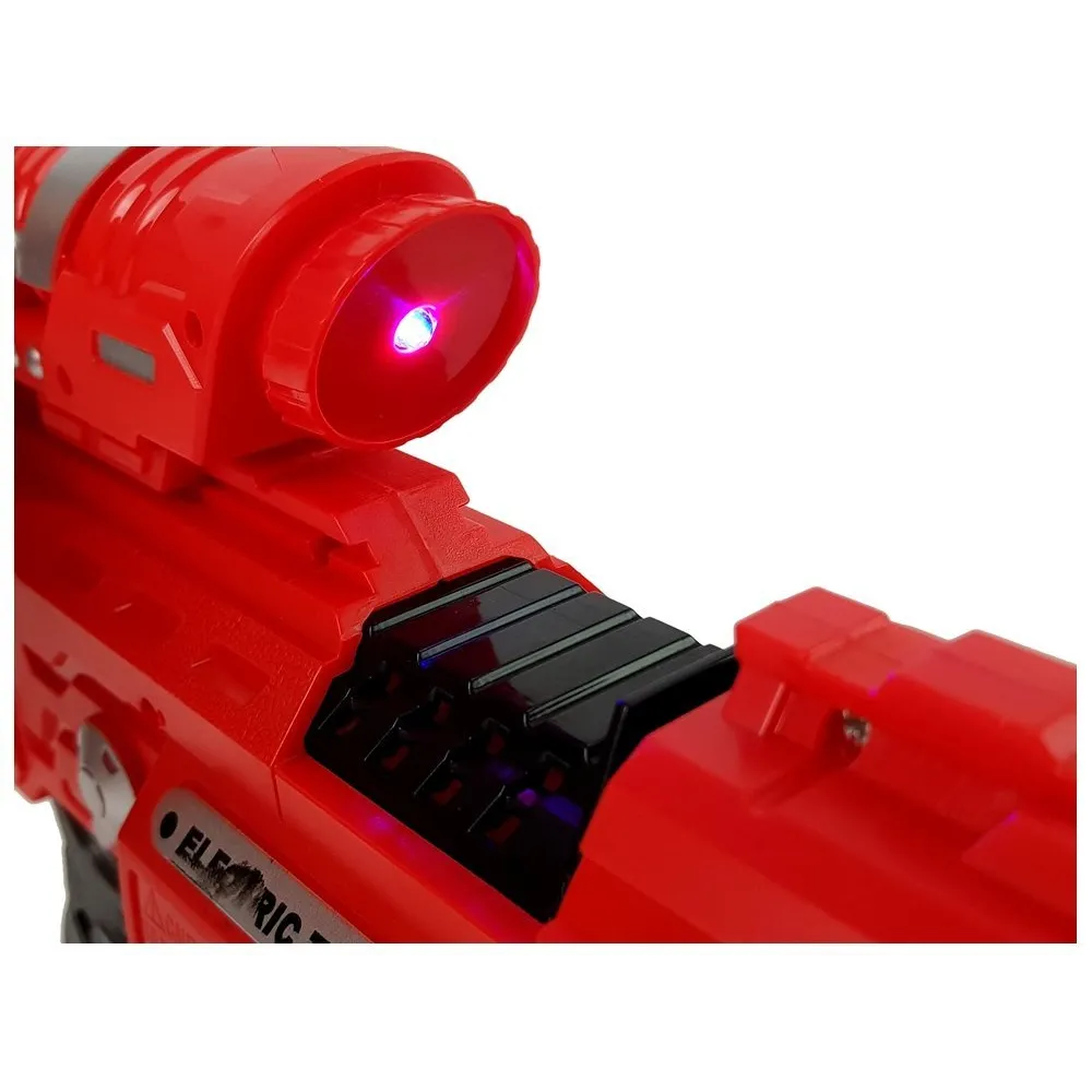 Pistolet z piankowymi nabojami, certyfikowany plastik, dla dzieci powyżej 6 lat