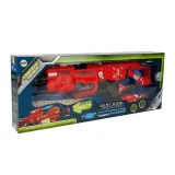 Prezent dla dziecka – pistolet świecący z magzynkiem i efektami dźwiękowymi