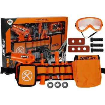 Zestaw majsterkowicza z pasem i narzędziami dla dzieci na prezent