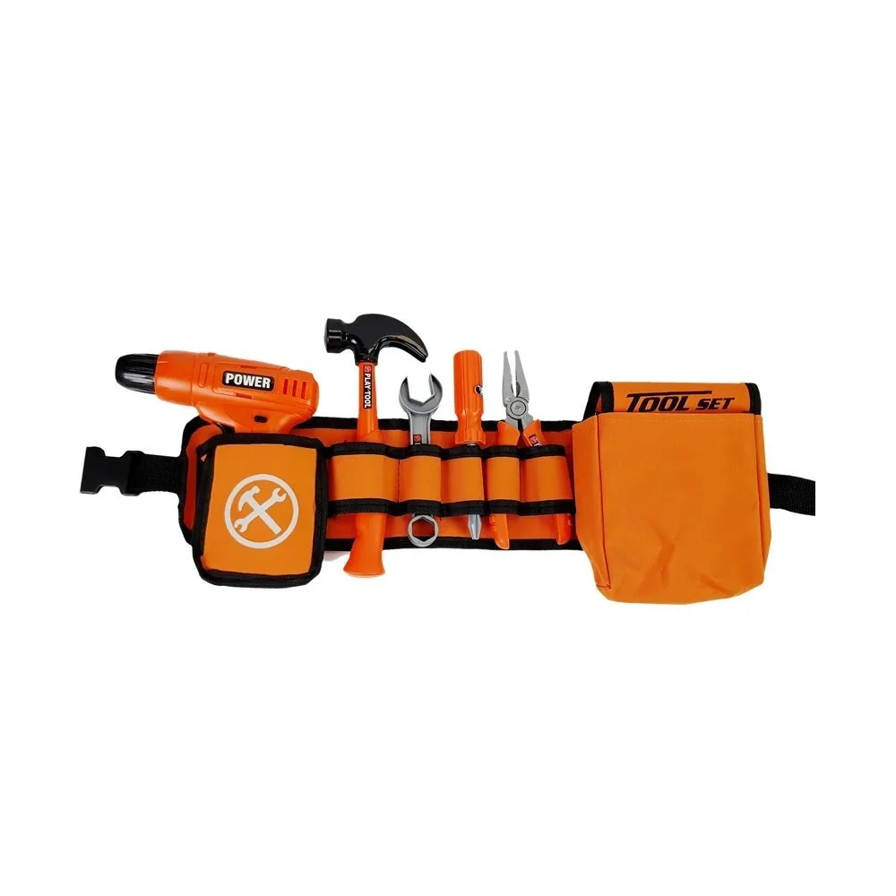 Dziecięca wiertarka i akcesoria do zabawy w majsterkowanie