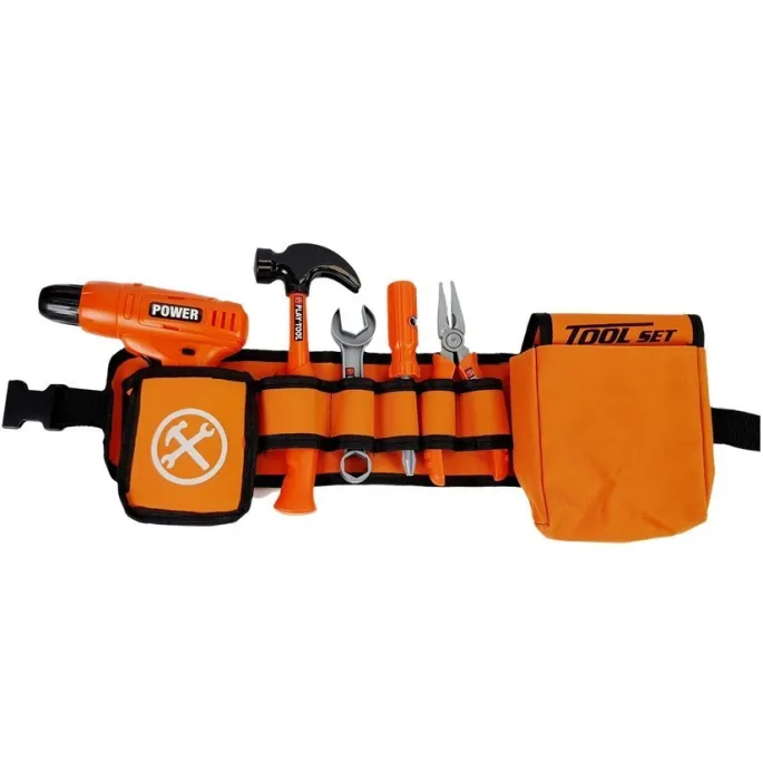 Dziecięca wiertarka i akcesoria do zabawy w majsterkowanie