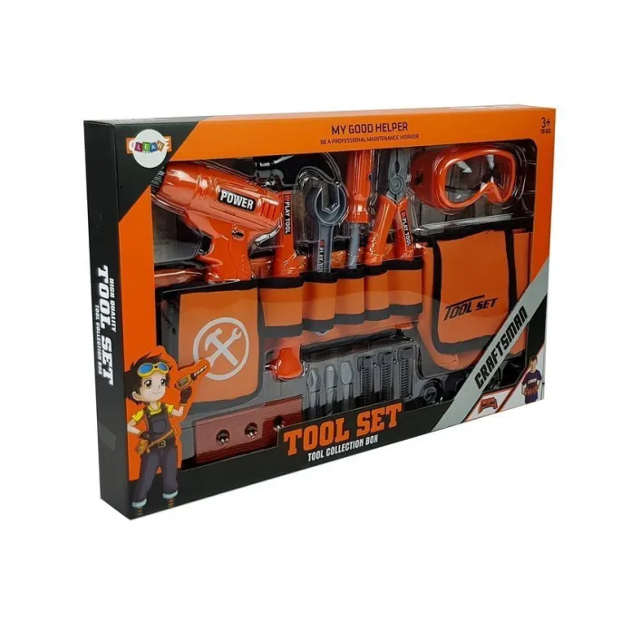 Edukacyjny zestaw małego majsterkowicza z wieloma elementami