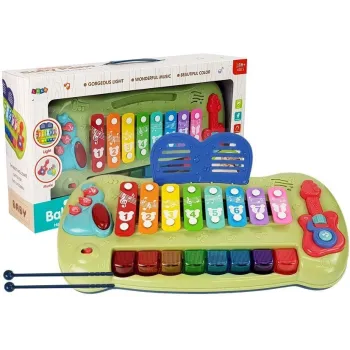 Pianinko cymbałki z podświetlanymi klawiszami dla najmłodszych