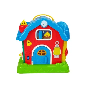 Muzyczna Stodoła Zwierzęta Gospodarstwo Dźwięki Muzyka Czerwona