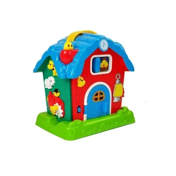 Interaktywna stodoła dla dzieci z efektami dźwiękowymi i nauką angielskiego