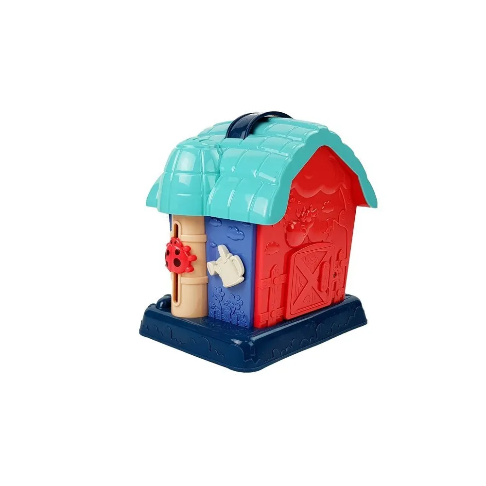 Stodoła edukacyjna rozwijająca zmysły i zdolności manualne malucha