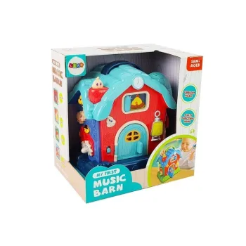 Różowa stodoła dla dzieci jako pomysłowy prezent edukacyjny