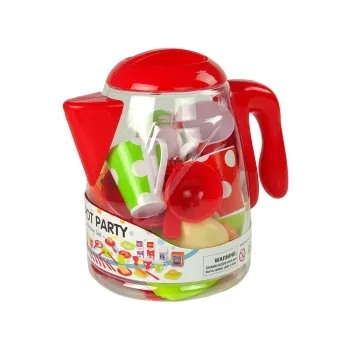 Zestaw Artykułów Spożywczych Dzbanek Kubek Talerzyki 42 Elementy