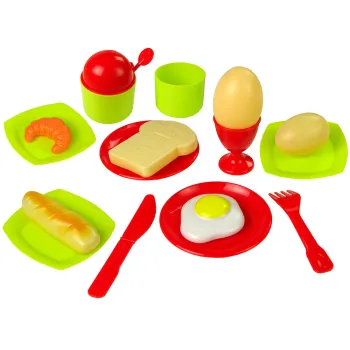 Dzbanek i kubki w zestawie z elementami do gotowania dla maluchów