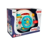 Kolorowa interaktywna kierownica wspierająca rozwój manualny dziecka