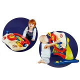 Wielofunkcyjny chodzik z bezpiecznymi elementami do nauki chodzenia