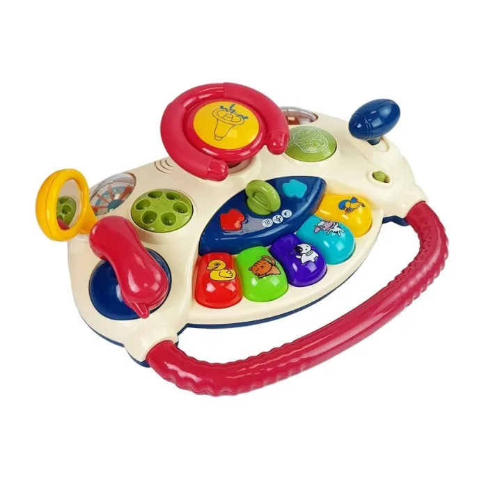 Zabawka muzyczna dla dzieci z regulacją głośności i ruchomym drążkiem