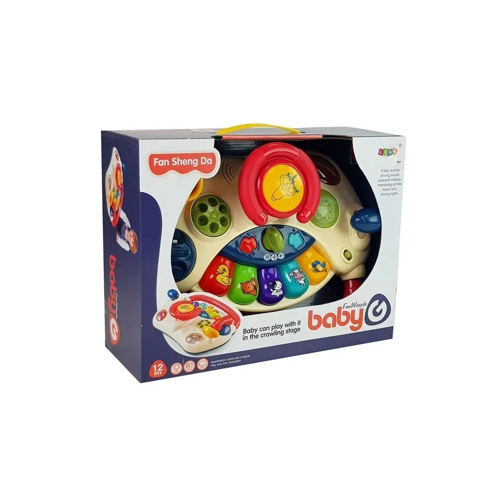 Edukacyjna kierownica dziecięca z certyfikatem CE, idealna na prezent