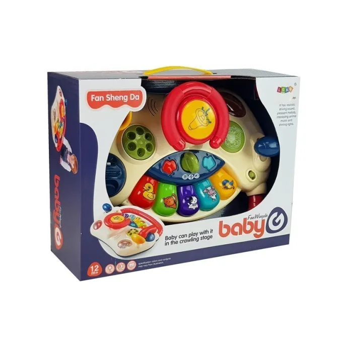 Edukacyjna kierownica dziecięca z certyfikatem CE, idealna na prezent