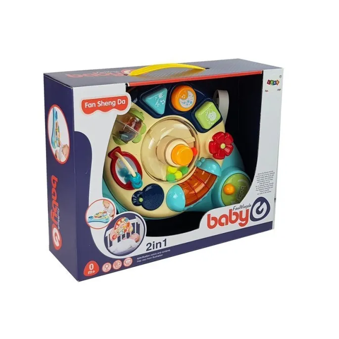 Bezpieczna zabawka montowana do łóżeczka dla dzieci od 0 do 12 miesięcy