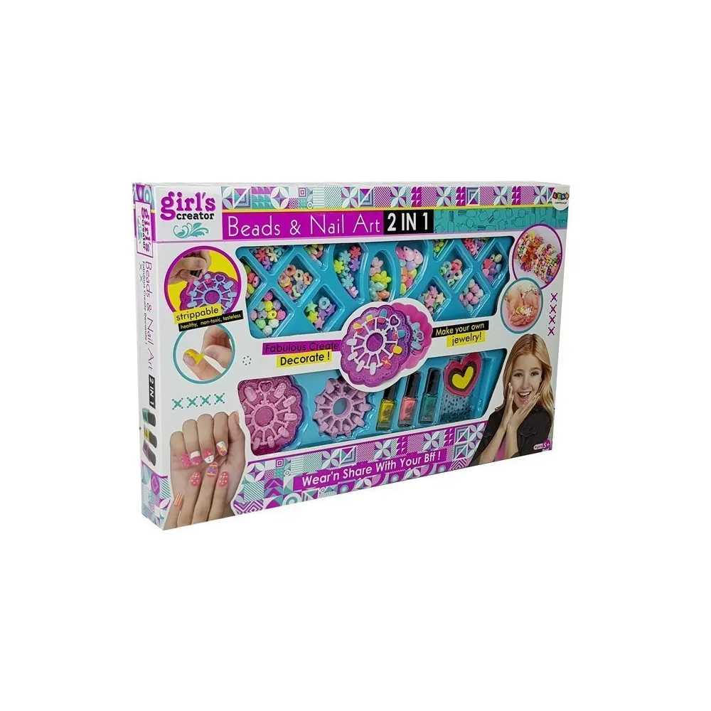 Pomysł na prezent – zestaw do bransoletek i paznokci dla małej artystki