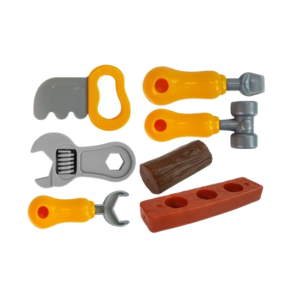 Mobilny zestaw narzędzi dziecięcych z akcesoriami do zabawy