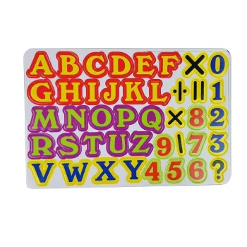 Stolik Edukacyjny z Projektorem Krzesełko Kredki Magnesy Literki i Cyfry