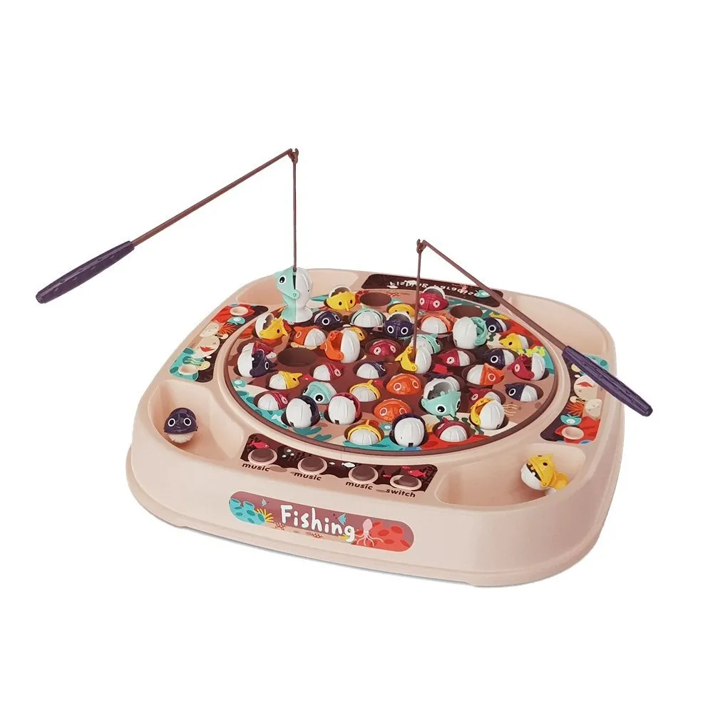 Gra zręcznościowa dla dzieci z wędkami i wieloma rybkami w zestawie