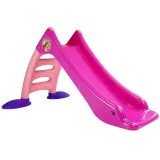 Trwała zjeżdżalnia dziecięca z szeroką podstawą w ogrodzie