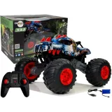 Samochód terenowy dinozaur z dużymi kołami na zdalne sterowanie 2.4G