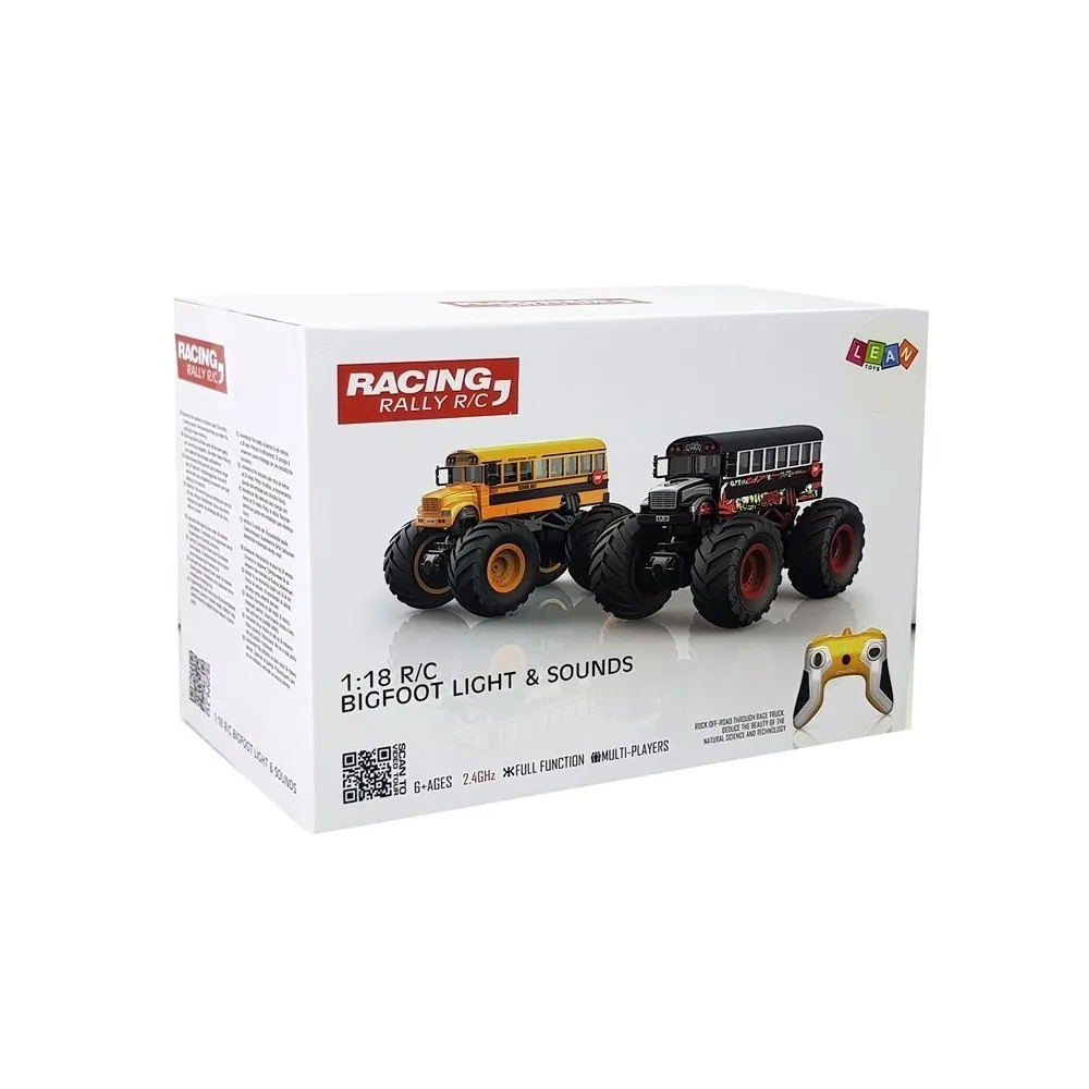 Zestaw autobus RC z akumulatorem i ładowarką USB