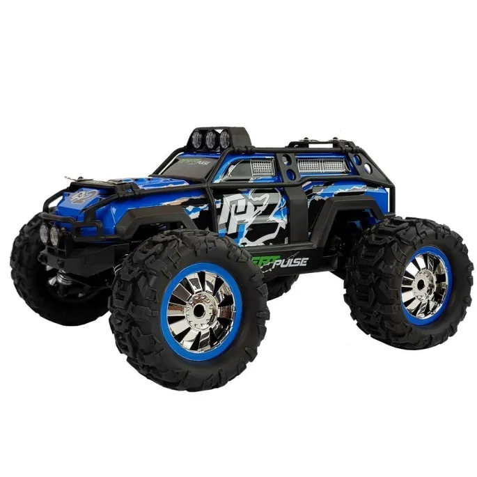 Dynamiczny model auta rajdowego RC z napędem 4x4 w ruchu