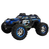 Dynamiczny model auta rajdowego RC z napędem 4x4 w ruchu