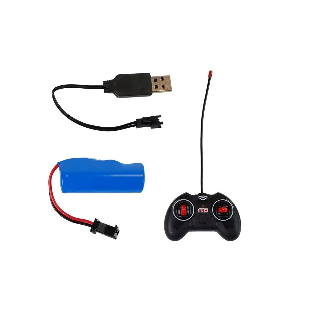 Zbliżenie na światła LED w czarnej lawecie zdalnie sterowanej