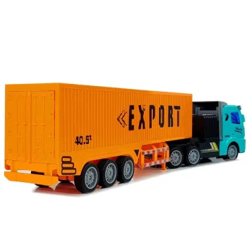 Ciężarówka zdalnie sterowana z otwartymi tylnymi drzwiczkami