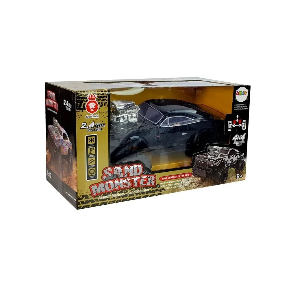 Wytrzymały samochód RC przeznaczony do zabawy na nierównym terenie